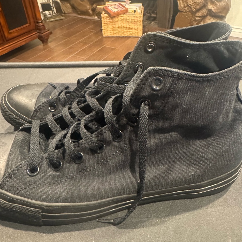 Converse Black Monochrome High-tops